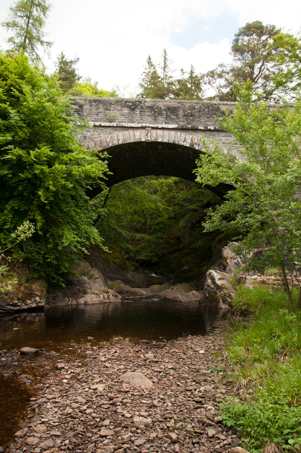Invernauld Bridge over Allt Mor Burn